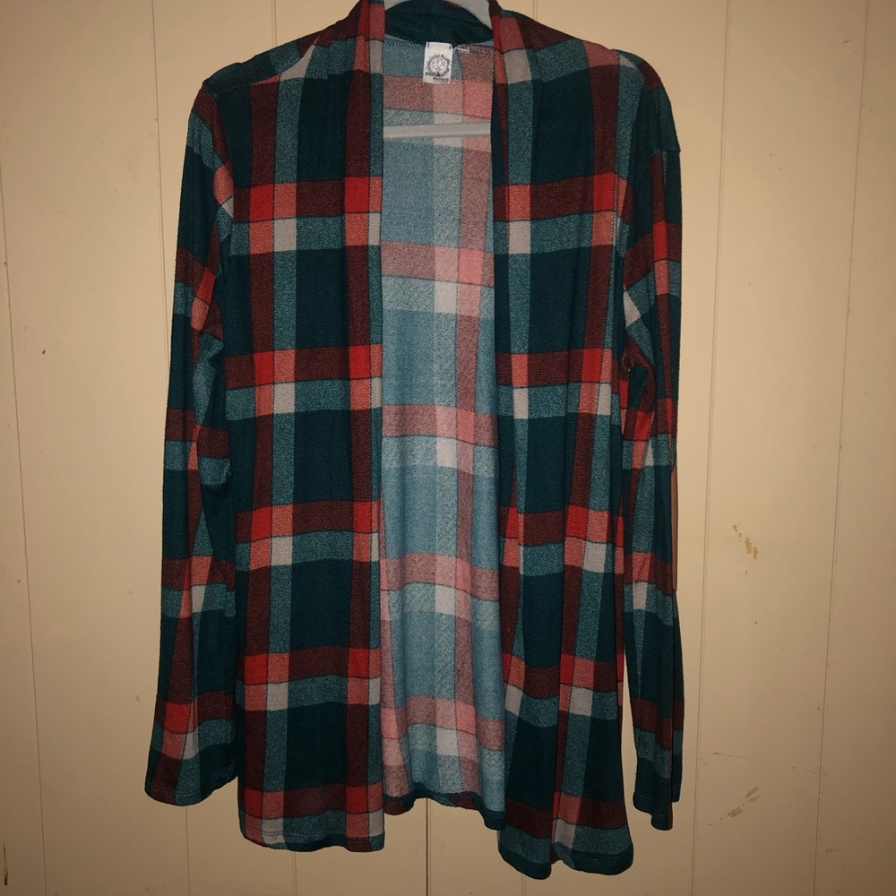 Boutique Brand Fall Plaid Cardigan